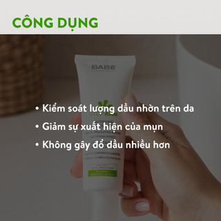 Kem Dưỡng BABE Stop AKN Mattifying Fluid 50ml