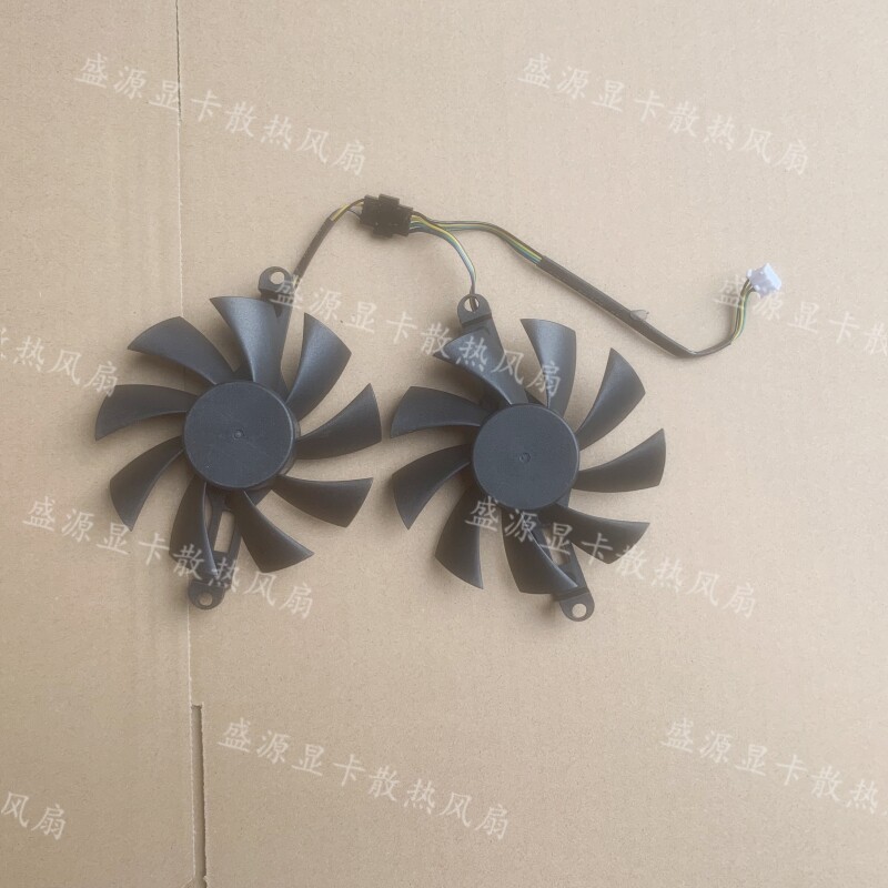 Card đồ họa AMD Panlei RX580 RX550 5500XT Quạt làm mát điều khiển nhiệt độ im lặng