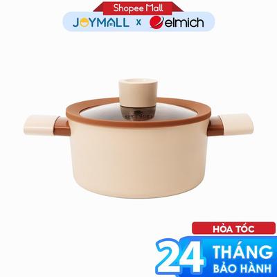 Nồi Quánh Chống Dính Ceramic Elmich Mocha EL5539MC Nhiều Size, Hàng Chính Hãng - JoyMall