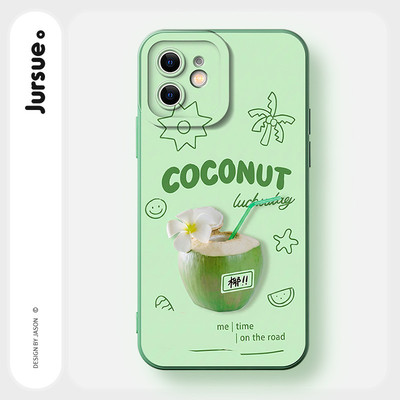JURSUE Ốp lưng dễ thương đẹp hoạt hình độc lạ ngầu ngộ nghĩnh nữ chống sốc chống bẩn mềm cho iPhone 17 Air 16 15 14 13 12 11 PRO MAX SE 2020 X XR XS ip 8 7 Plus kute MZ506750Q