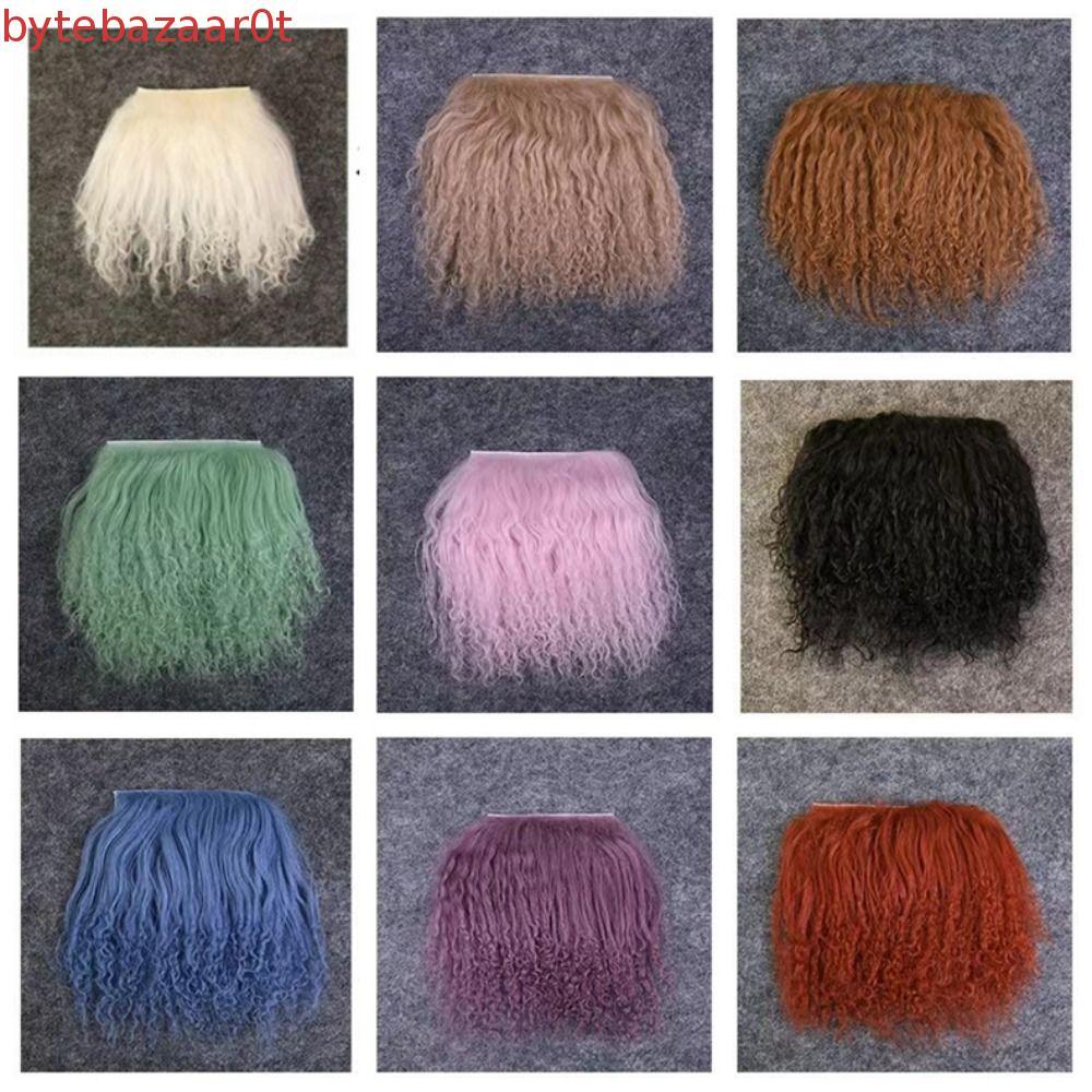 BYTEBAZAAR BJD Hair Row, Tóc giả Bjd Doll BJD Hair Wefts, Blyth Doll Tóc sợi ngang Tóc giả Móc thủ c