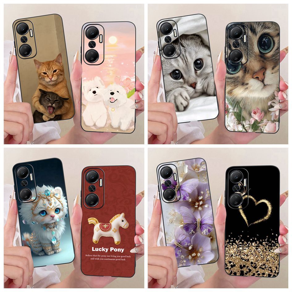 Ốp Lưng Cho Infinix Hot 20 4G X6726 X6726B X6726C / Hot 20 Play X6825 Ốp lưng Hoạt Hình Dễ Thương Ch