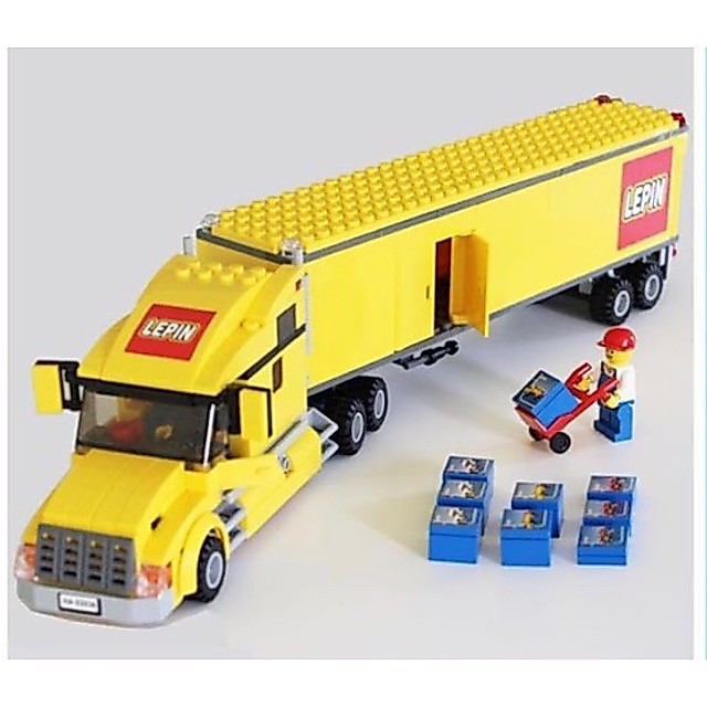 Bộ lắp ráp xếp hình xe ô tô chở hàng City Urban queen 82026 lepin 02036