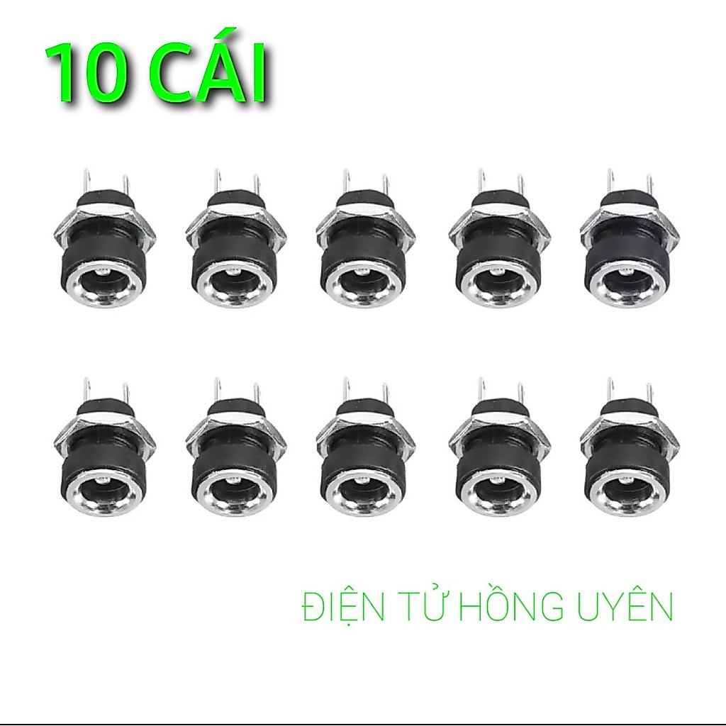 Combo 5 cái/10 cái - Jack sạc pin (Jack cái). Jack sạc 5.5x2.1mm