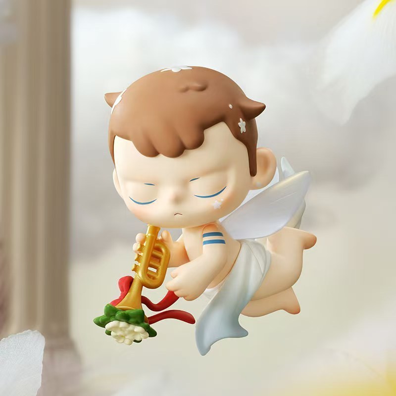 P POPMART KUBO KUBO Angel Poem Series Hình Đồ Chơi Đồ Trang Trí Quà Tặng