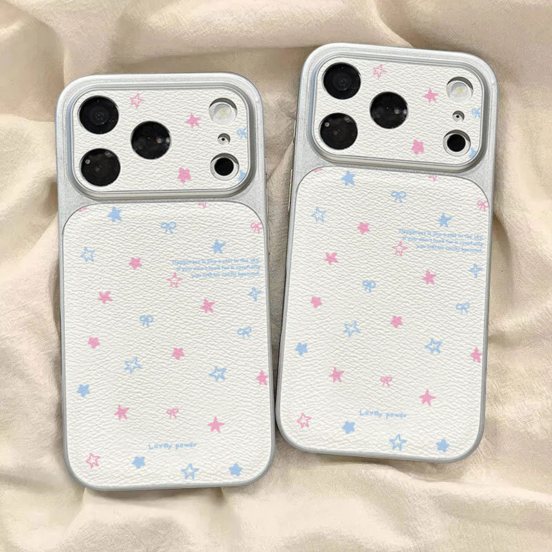 colorful stars Case for iPhone 7 8 Plus iPhone 11 13 12 14 15 Pro Max Xs Max Phone Case Skin-Friendl