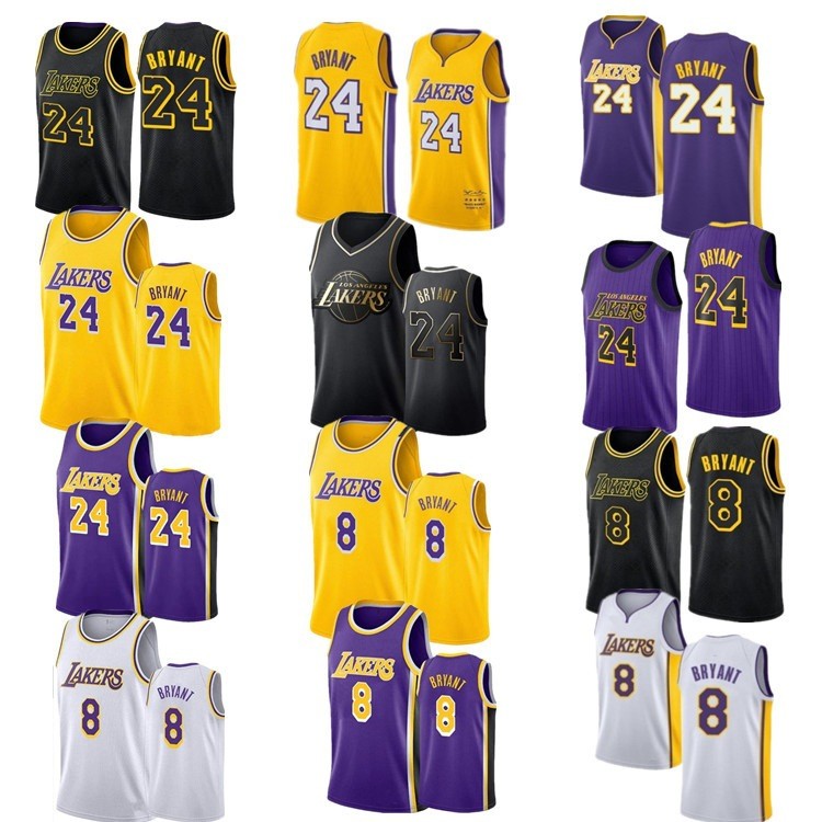 Giao hàng trong ngàyJersey Lakers 24 kobe kobe Jersey kobe Áo bóng rổ thêu kobe