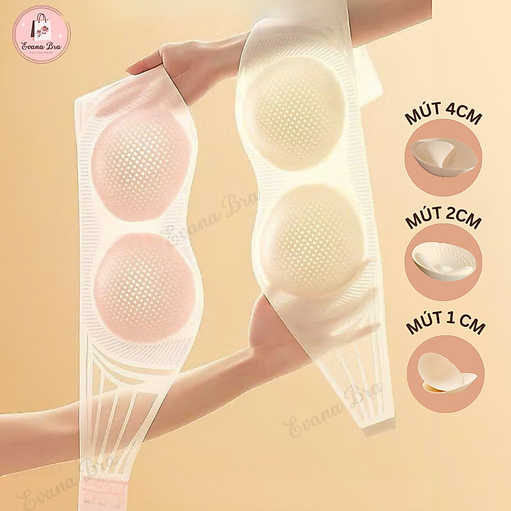 Áo Lót Nữ Bra Quây Chống Tụt Tốt Vải Siêu Thoáng Không Viền Không Lộ