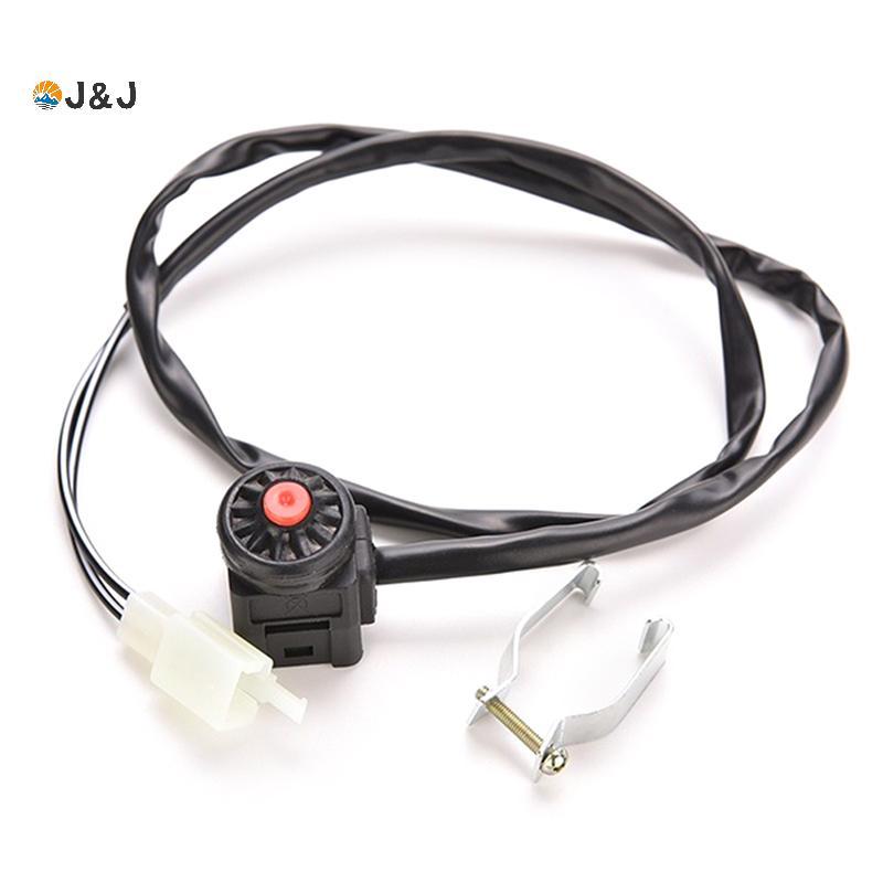 [J & J] Công tắc diệt xe máy Nút ấn đỏ Bộ khởi động còi xe đạp địa hình ATV UTV Dual Sport [MỚI]