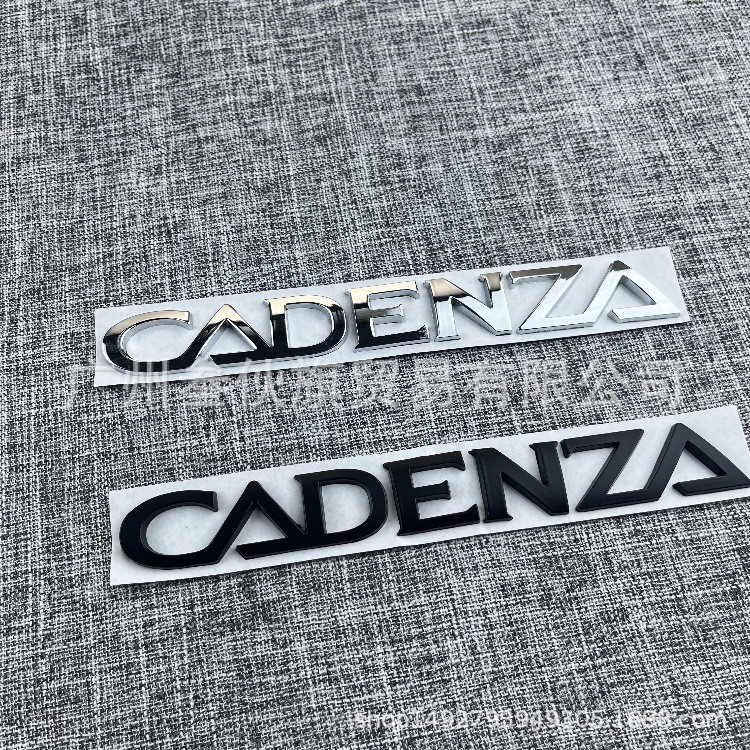 3D Kim Loại CADENZA Chữ Biểu Tượng Miếng Dán Cho Xe Kia Cadenza K7 Phía Sau Thân Xe Nâng Cấp Sửa Đổi