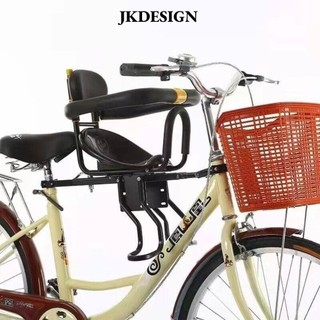 JKDESIGN Ghế trẻ em phía trước có thể gập lại, Cấu trúc có thể gập lại Ghế ngồi xe đạp trẻ em, Thiết kế có thể gập lại Phụ kiện bàn đạp có thể điều chỉnh Ghế ngồi trẻ em phía trước