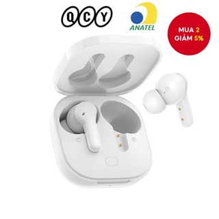 Tai nghe không dây Bluetooth V5.1 Qcy T13 TWS với điều khiển cảm ứng, 4 micro, gọi HD và giảm tiếng ồn.