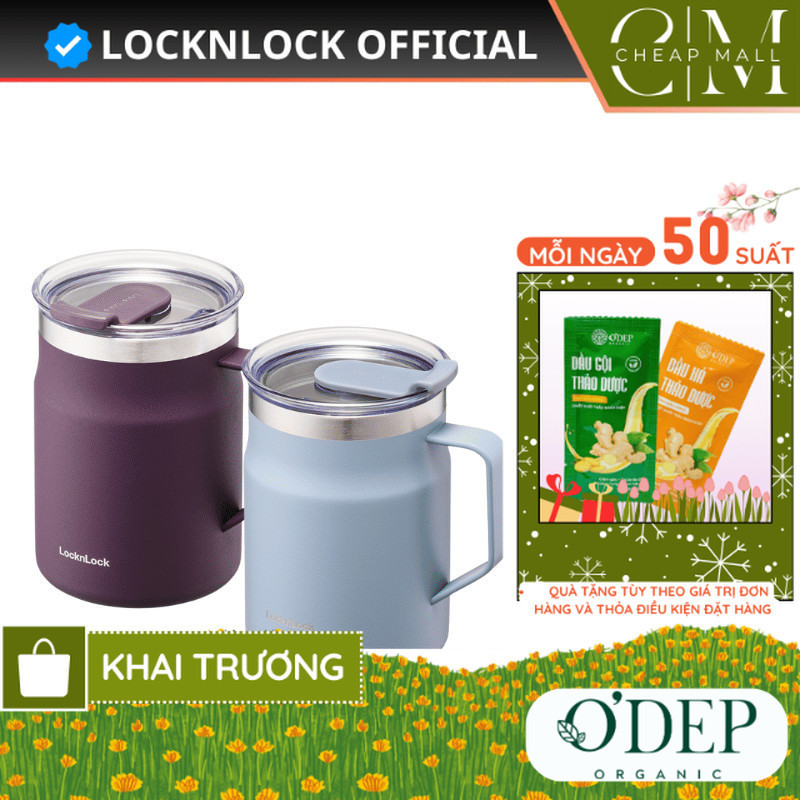 Cốc giữ nhiệt 475ml LocknLock Chính hãng Metro Table Mug LHC4219SBLU - CHEAP CSA