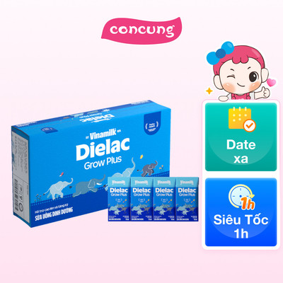 Thùng Sữa uống dinh dưỡng Dielac Grow Plus 110ml (Sữa Non) - Lốc 4 hộp