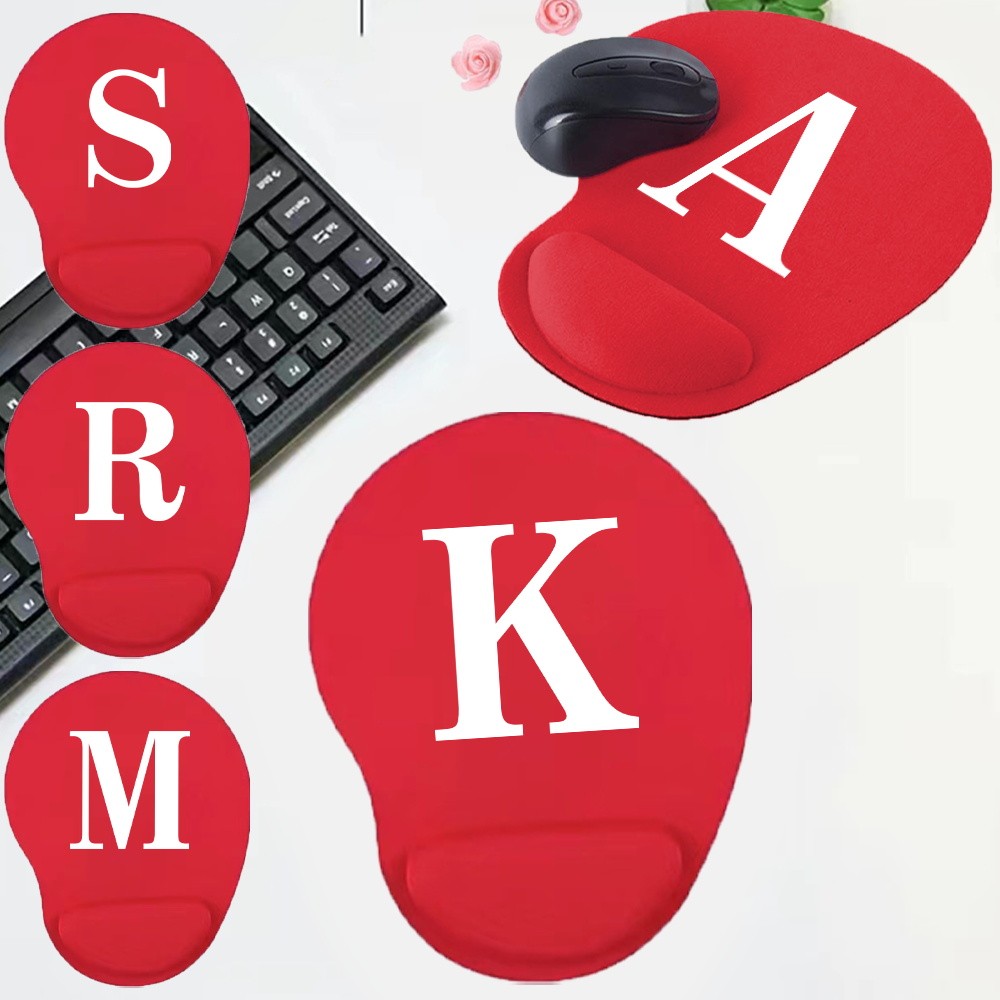 Gaming mouse pad, ergonomic mouse pad Soft thick sponge mouse game Pc non-slip table mat White Serie