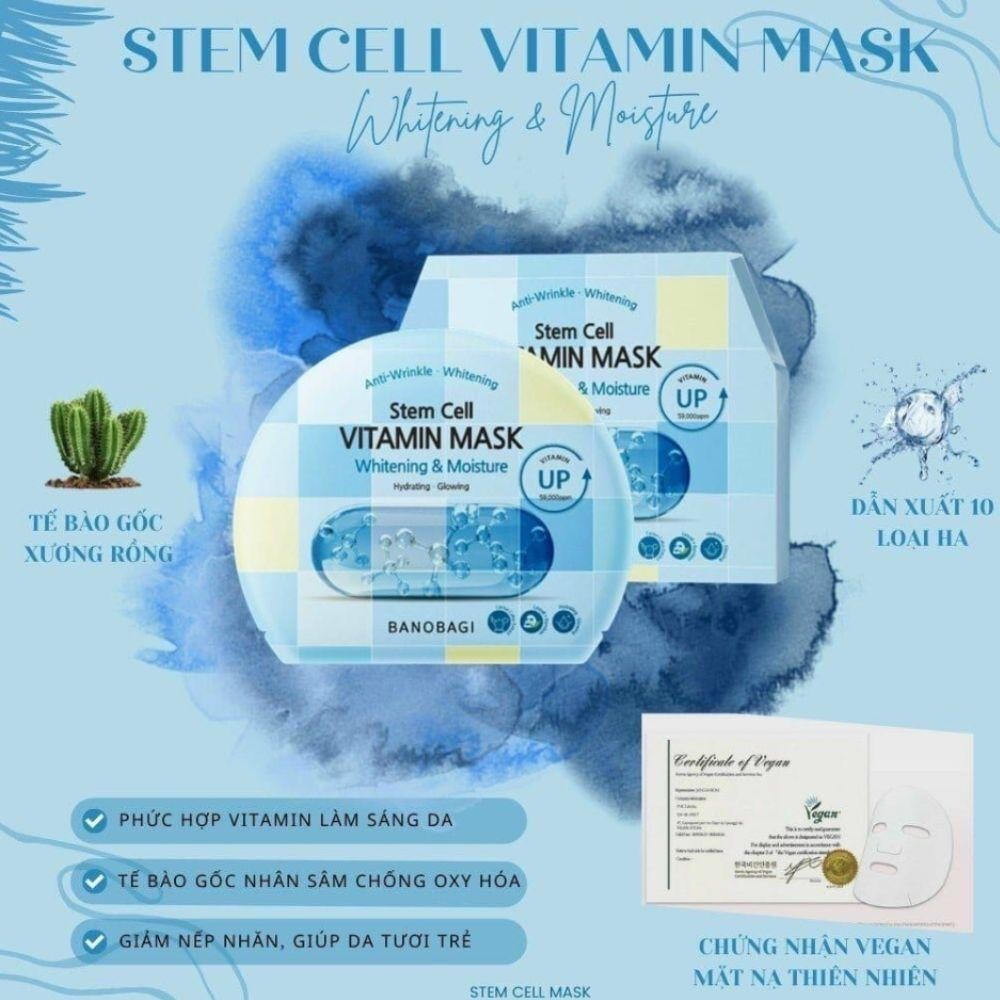 Ảnh 7 của Hộp mặt nạ BANOBAGI dưỡng ẩm, làm sáng da, phục hồi da, chống lão hóa, làm dịu