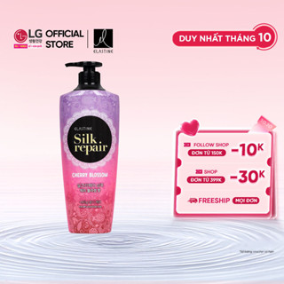 [LG Daily Beauty Official] Dầu gội chăm sóc tóc Elastine Silk Repair 550ml Hương Hoa Anh Đào