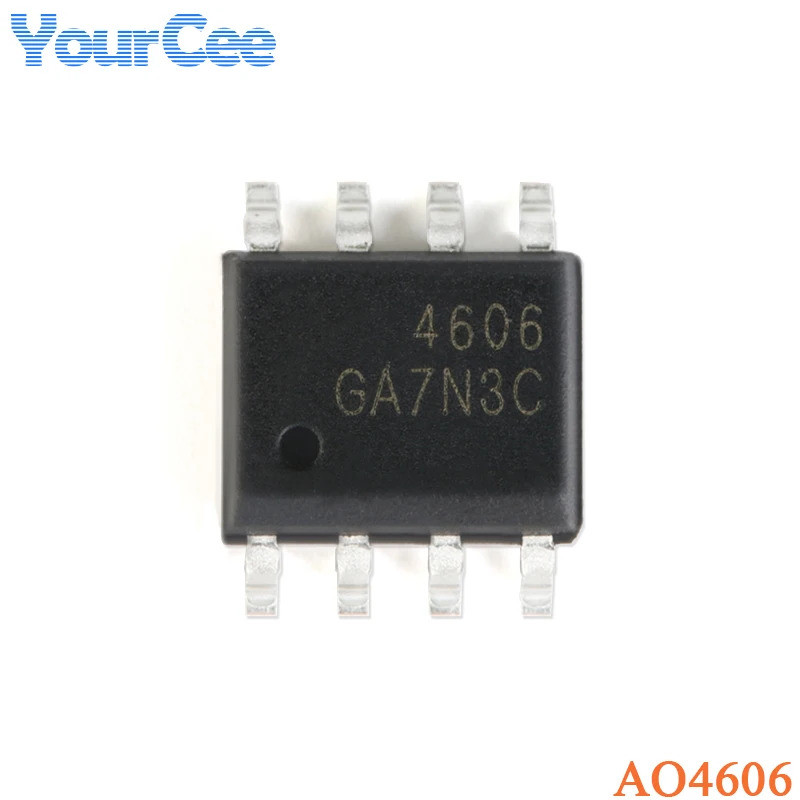 10 Cái / 5 Cái AO4606 4606 SOIC-8 N + P Kênh Kép 30V -30V 6A -6.5A SMT MOSFET (bóng bán dẫn hiệu ứng