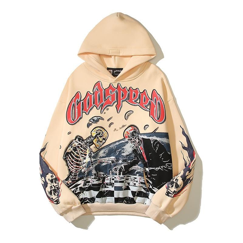 Áo Hoodie Godspeed dành cho nam In hình Rap Rock Áo Hoodie dạo phố