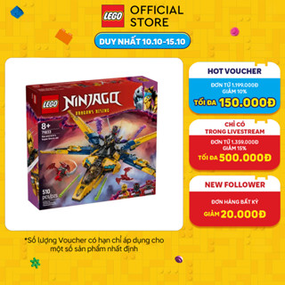 LEGO NINJAGO 71833 Đồ Chơi Lắp Ráp Chiến Giáp Và Máy Bay Chiến Đấu Của Arin (510 chi tiết)
