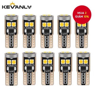 10 CÁI T10 LED W5W ba9s canbus Đèn nội thất ô tô 194 501 6 SMD 3030 Đèn nhạc cụ Nêm Bóng đèn Không lỗi 12V 6000K