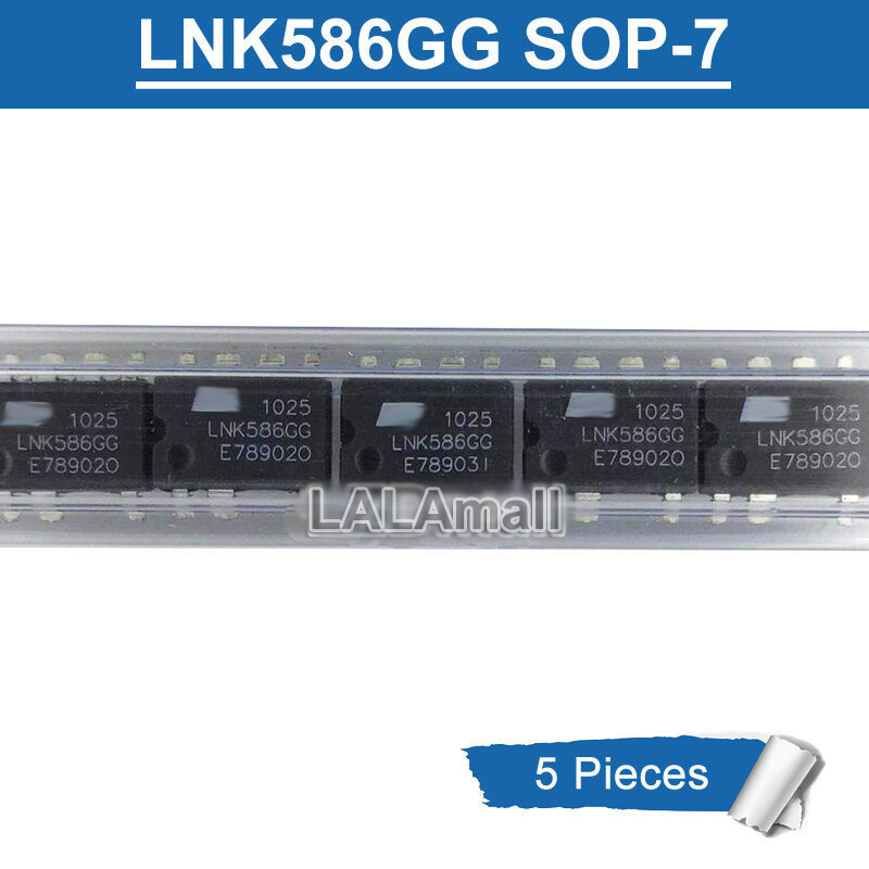 5 Chiếc LNK586GG SOP-7 LNK 586 GG LNK586 586GG SOP7 SMD Off-Line Switcher Quản Lý Điện IC Chip Mới B