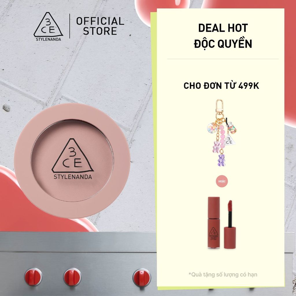 Phấn Má Hồng 3CE Face Blush Chuẩn Màu, Mịn Lì, Tươi Tắn Nhẹ Nhàng Đầy Tự Nhiên, Chuẩn Màu Tệp Lên Da | BigBuy360 - bigbuy360.vn