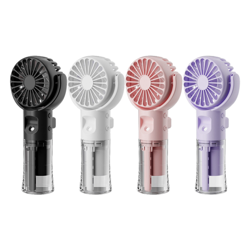 [NISO]Misting Desktop Fan with Rechargeable Battery Perfect for Warm Weather