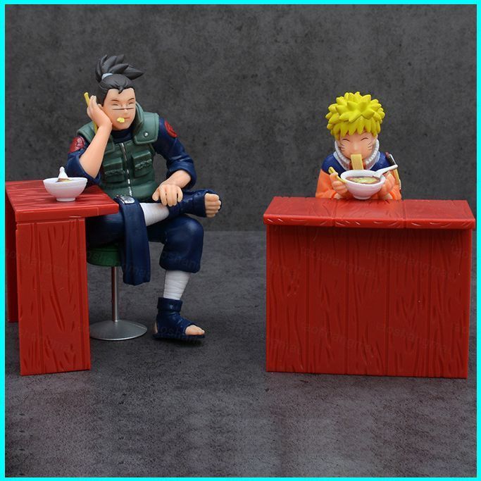 HK1 NARUTO Uzumaki Naruto Umino Iruka Ichiraku Ramen Cảnh Nhân Vật Hành Động Anime Bộ Sưu Tập Trang 
