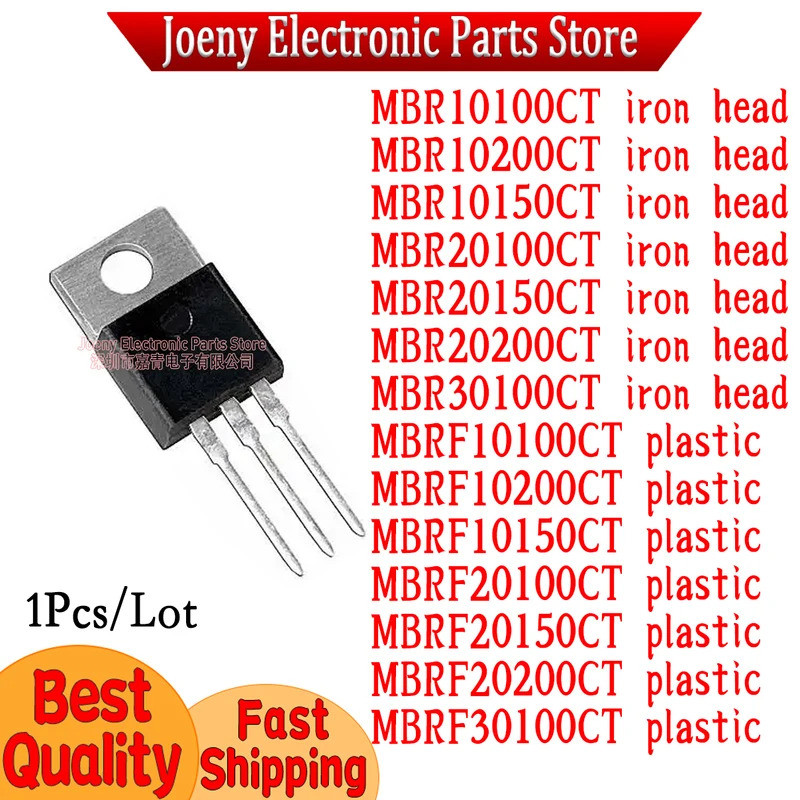 5 Chiếc MBR10100CT MBR10200CT MBR10150CT MBR20100CT MBR20150CT MBR20200CT 10100CT / 10200 / 10150 / 