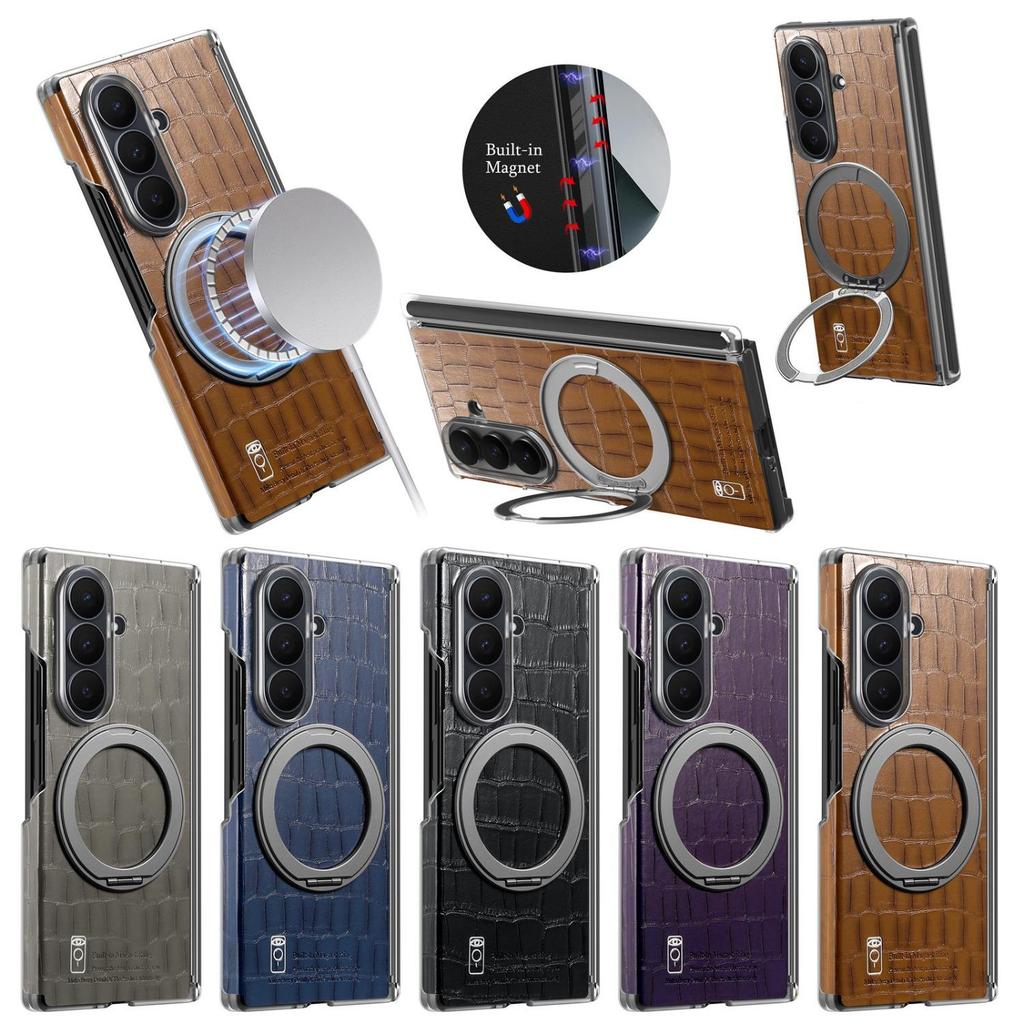Dành Cho Huawei Mate XT Ốp Lưng Điện Thoại Retro Họa Tiết Da Từ Tính Nhẫn Đứng Vỏ Bảo Vệ
