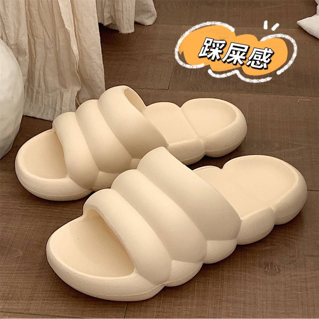 Đơn Giản Nhà Bước Trên Shit Dép Nữ Thời Trang Mùa Hè Cặp Đôi Mặc Ngoài Trời Chống Trơn Trượt Đế EVA 