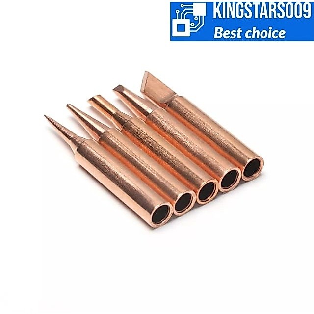 Set [5pcs] mũi hàn cho trạm hàn hakko 936