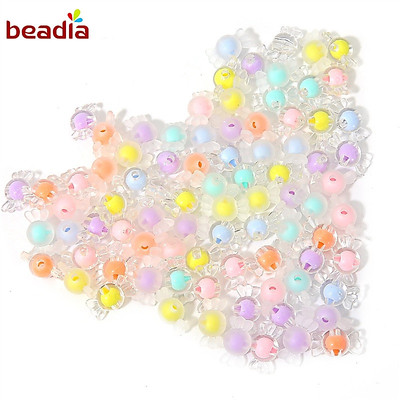 Hạt nhựa Beadia trong suốt màu kẹo làm trang sức thủ công tiện lợi