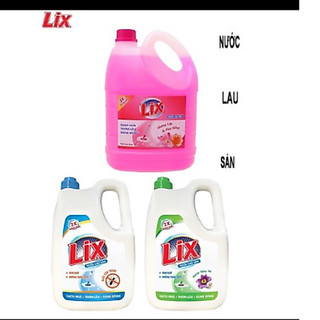 nước lau sàn lix 3.6kg - 3.8kg