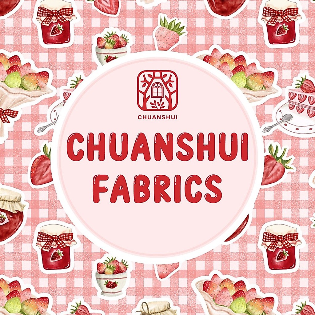 [QUÀ TẶNG] Buộc tóc Crunchie vải Chuanshui xinh
