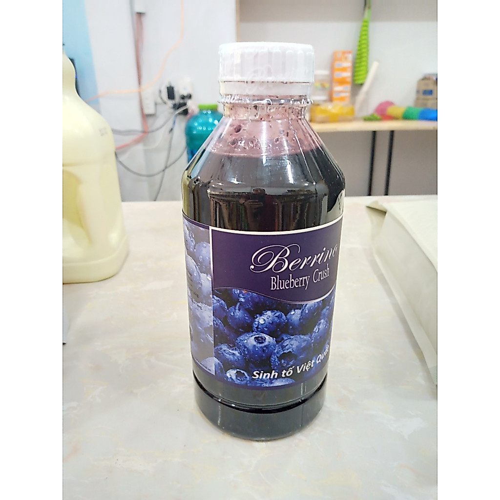 SINH TỐ BERRINO VIỆT QUẤT 1L - BERRINO BLUEBERRY SMOOTHIE BASE