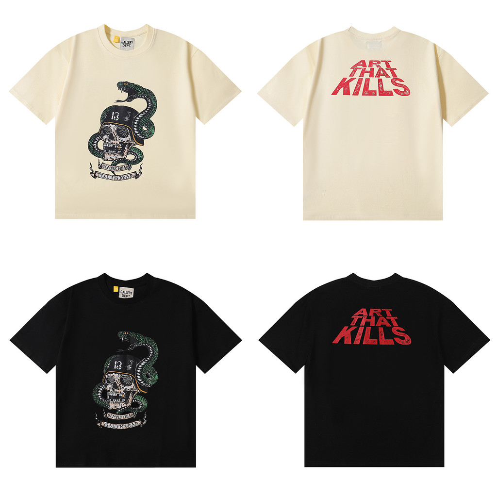 ZMAL GALLERY American-style Egyptian Pharaoh print short-sleeve group uniform T Cotton short-sleeve 