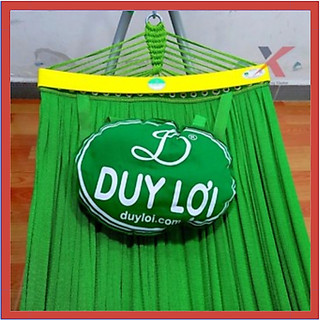 Lưới võng xếp Duy Lợi cỡ lớn kèm gối - Loại 18 lỗ dùng cho khung 7-8kg