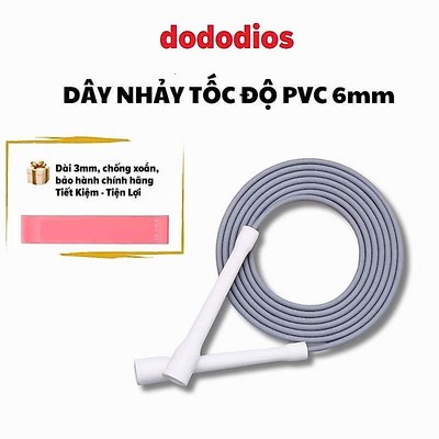 Dây Kháng Lực, Dây Nhảy Tốc Độ Pvc 6mm Hifit Tập Thể Lực Tập Luyện Cadio, Thể Dục Thể Thao Tại Nhà