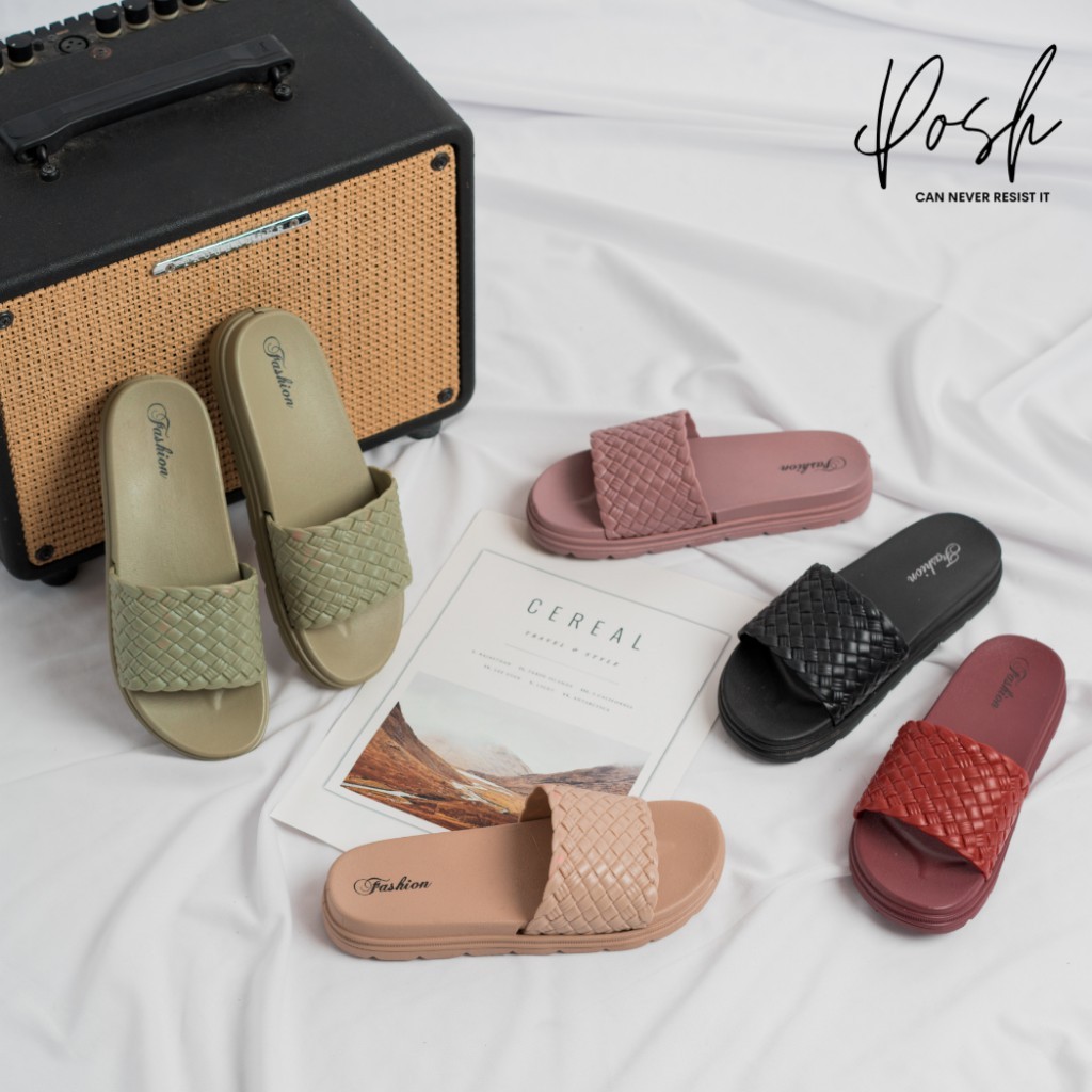 AG1 POSH Dép Sandal Nữ Perempuan Kasut Wanita Selipar Perempuan