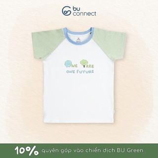 BU Baby Áo ngắn tay One tree One future Bu Connect bé trai gái dưới 23kg | Quần áo trẻ em cao cấp mềm mịn | KBC3300OF
