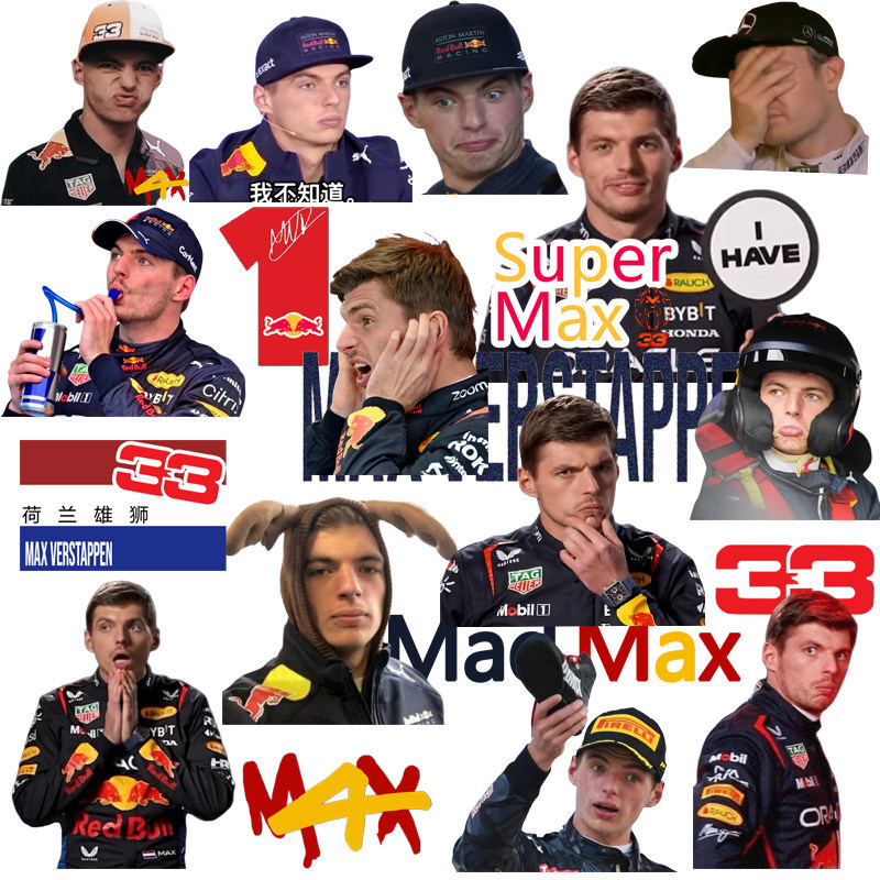Max Vestappen Dán HD Red Bull Team F1 Racer Verstappen Hàng Hóa Dán