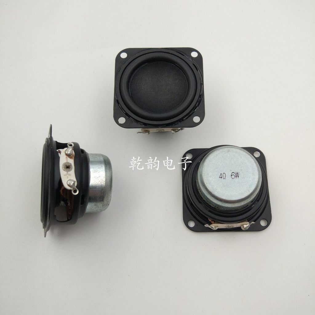 Loa Mini vuông 40mm 4 Euro 6W Đường kính loa nhỏ 4CM