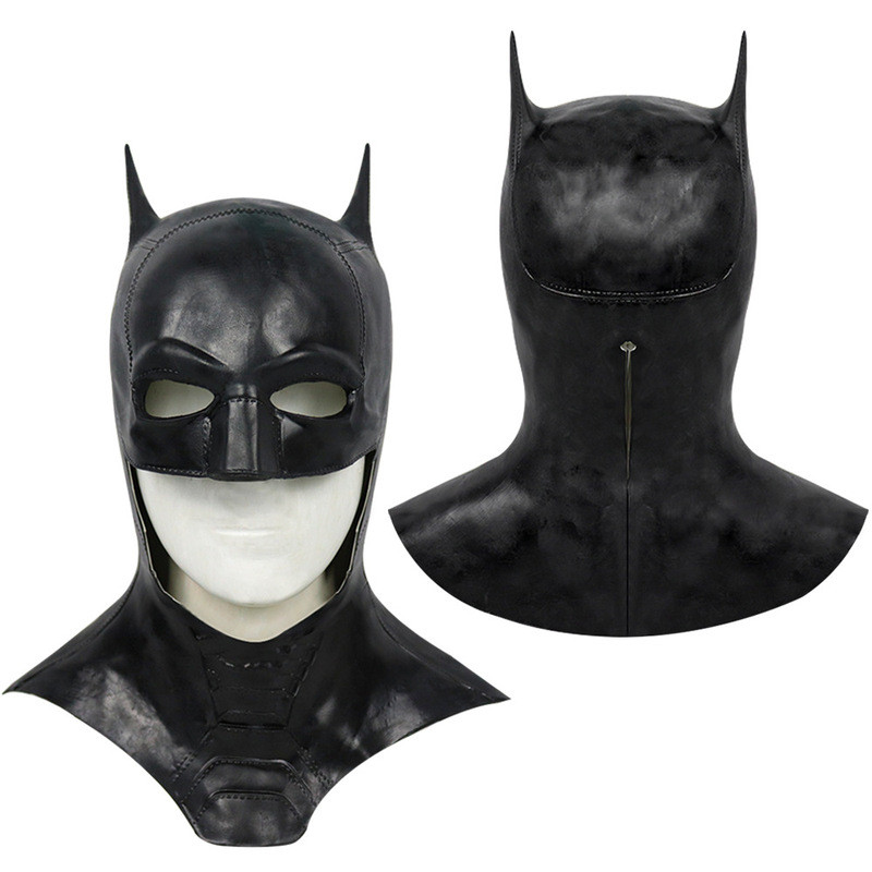 2022 Batman Mask The Batman Halloween Phong Cách Mới Mũ Cao Su Cosplay Hàng Hóa Đạo Cụ