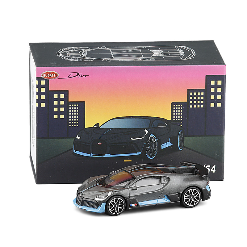 JKM Bugatti DIVO DIVO Supercar Chiron Hợp Kim Xe Mô Hình 1 / 64 Chống Sốc Trang Trí Đồ Chơi
