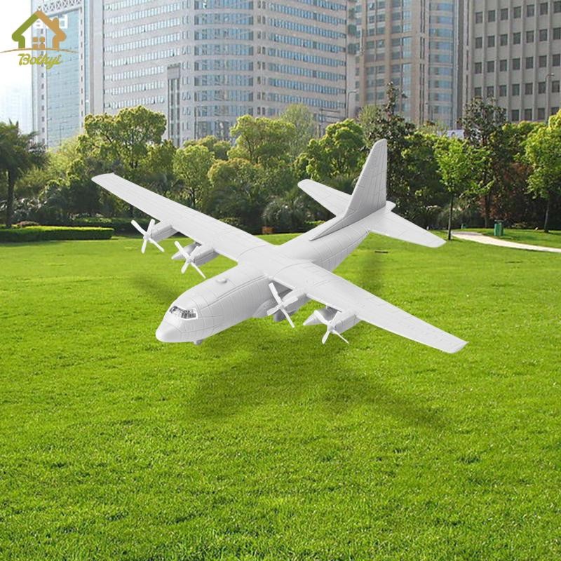 1 / 144 Vận Chuyển Máy Bay Mô Hình Máy Bay Mô Hình 4D Máy Bay Đồ Chơi Thu Nhỏ Có Chân Đế US C130 Cho