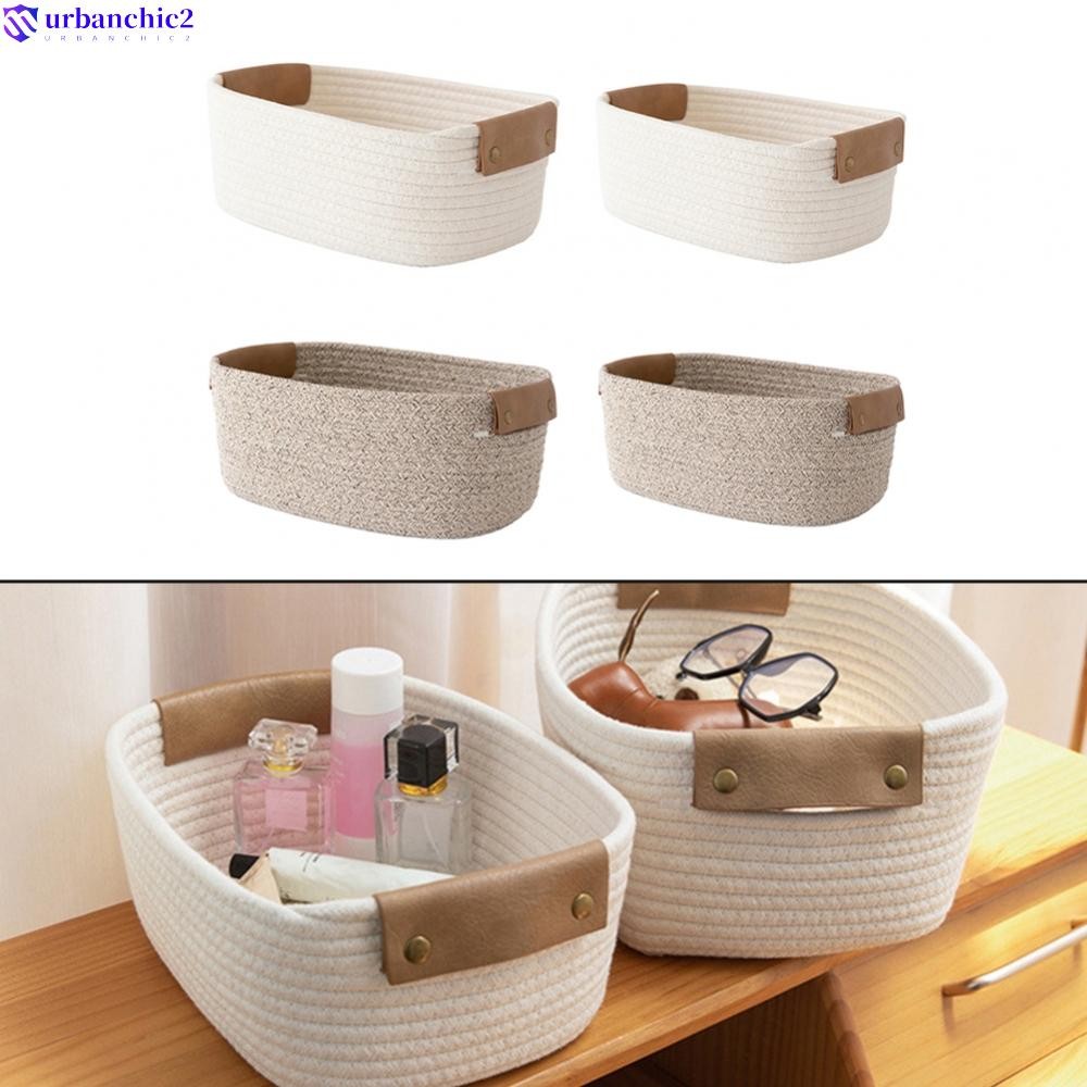Woven Storage Basket Child-Friendly Home Organization Lightweight Storage