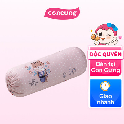 Gối ôm nhỏ cho bé Animo B2203_HV011 (17x38cm) - Hồng