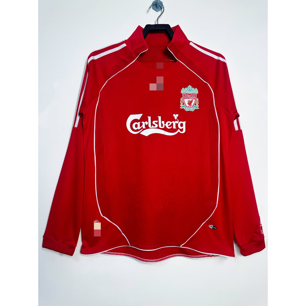 Áo bóng đá dài tay cổ điển sân nhà Liverpool 2006-08